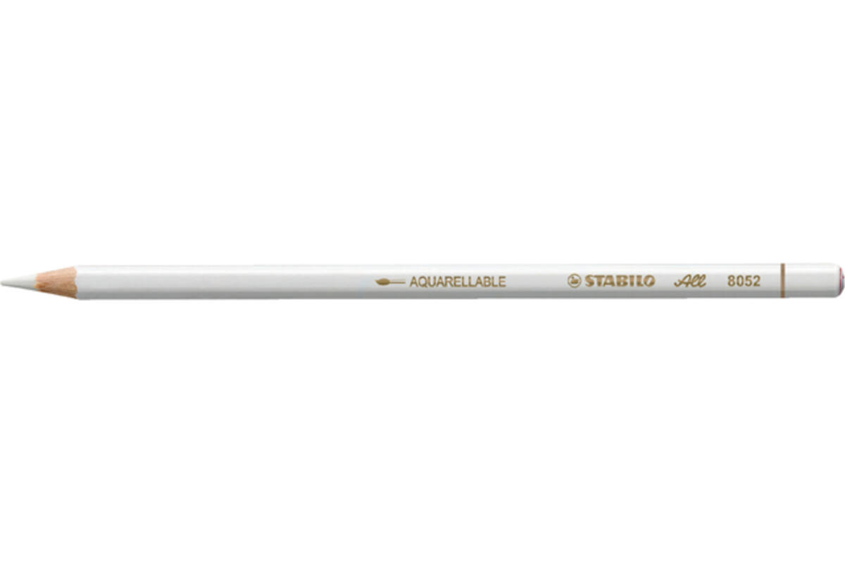 Kleurpotlood STABILO All wit, 12 stuks